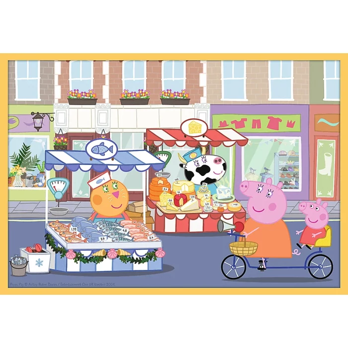 Trefl 90383 - Peppa malac - 10 az 1-ben puzzle (20,35,48 db-os)