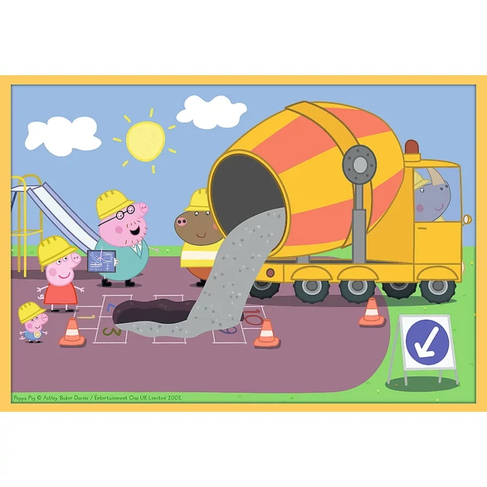 Trefl 90383 - Peppa malac - 10 az 1-ben puzzle (20,35,48 db-os)