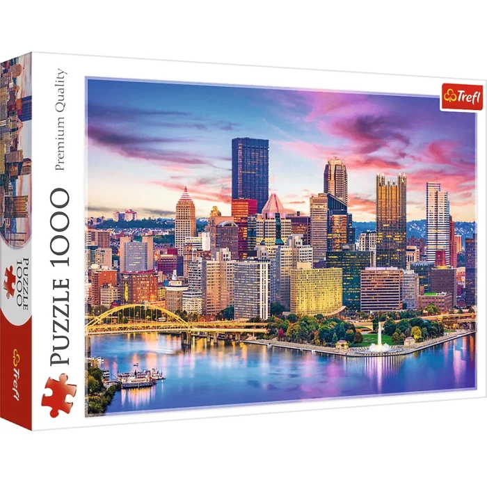 Trefl 10723 - Pittsburgh, Pennsylvania - 1000 db-os puzzle