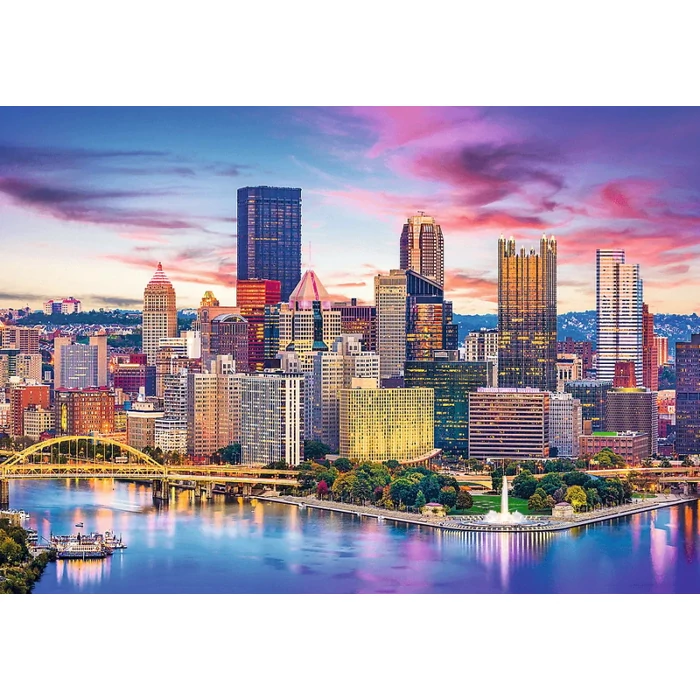 Trefl 10723 - Pittsburgh, Pennsylvania - 1000 db-os puzzle