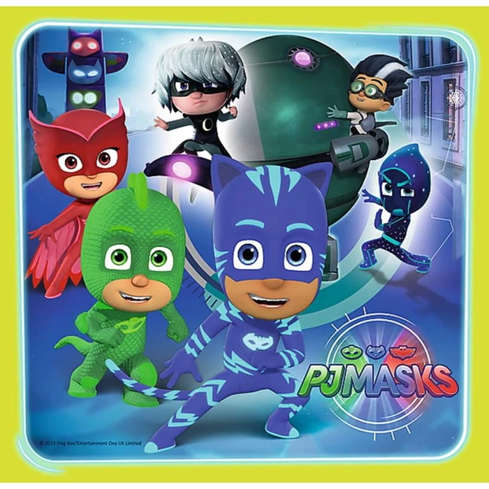 Trefl 34840- PJ Masks - Pizsihősök - 3 az 1-ben (20, 36, 50 db-os) puzzle