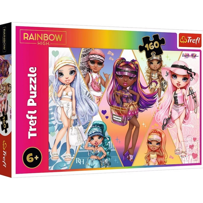 Trefl 15415 - Rainbow High divatbabák - 160 db-os puzzle