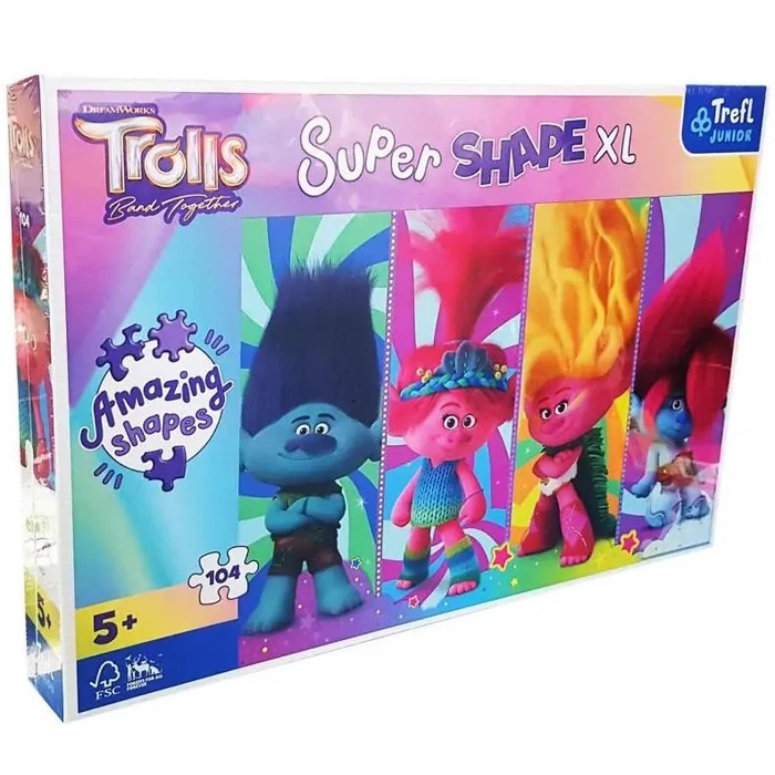 Trefl 50037 - Trollok - Super Shape XL 104 db-os puzzle