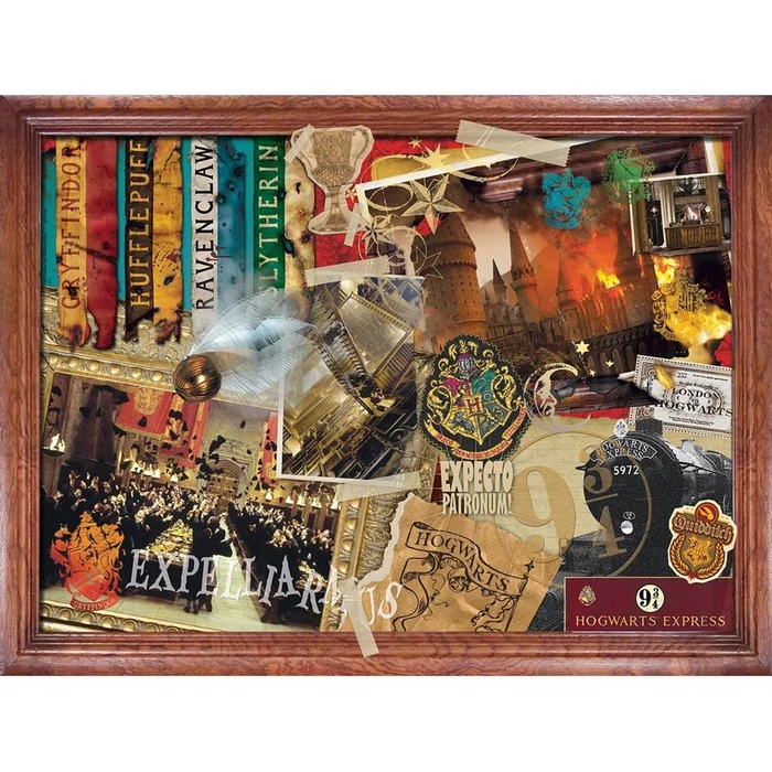 Winning Moves 039581 - Harry Potter - Roxfort új kiadás - 1000 db-os puzzle