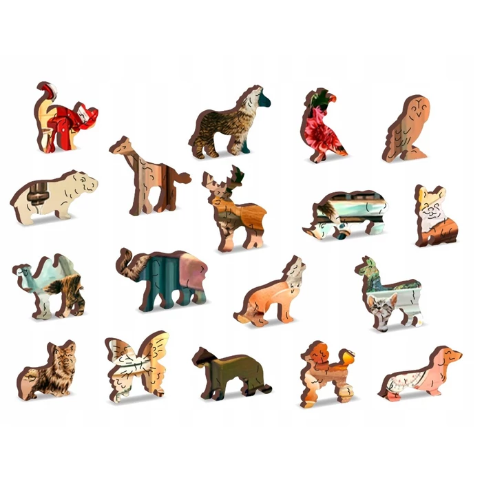 Wooden City NB0825-XL - Royal Cats - 1010 db-os fa puzzle