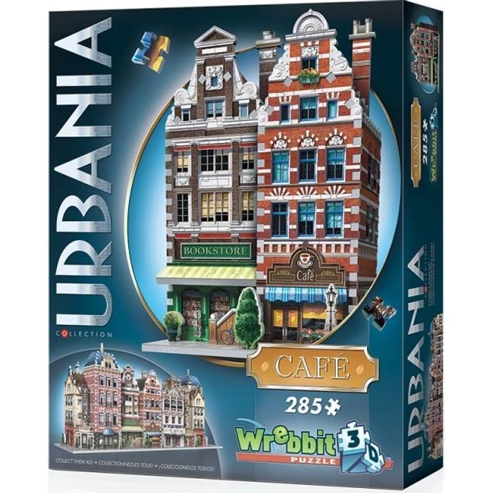 Wrebbit 00503 - Kávézó - 285 db-os 3D puzzle