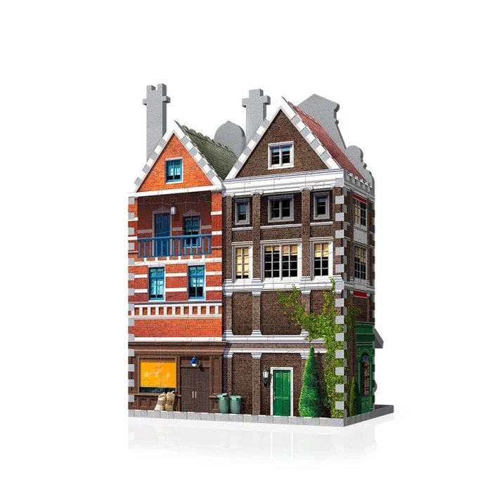 Wrebbit 00503 - Kávézó - 285 db-os 3D puzzle