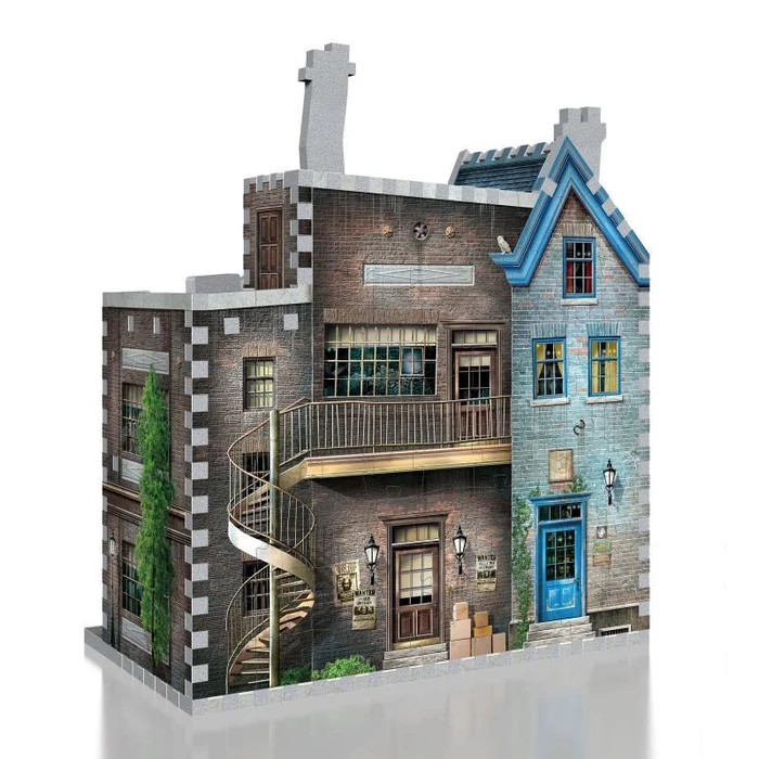 Wrebbit 00508 - Harry Potter - Ollivander pálcaboltja, penne  és tintabolt - 295 db-os 3D puzzle