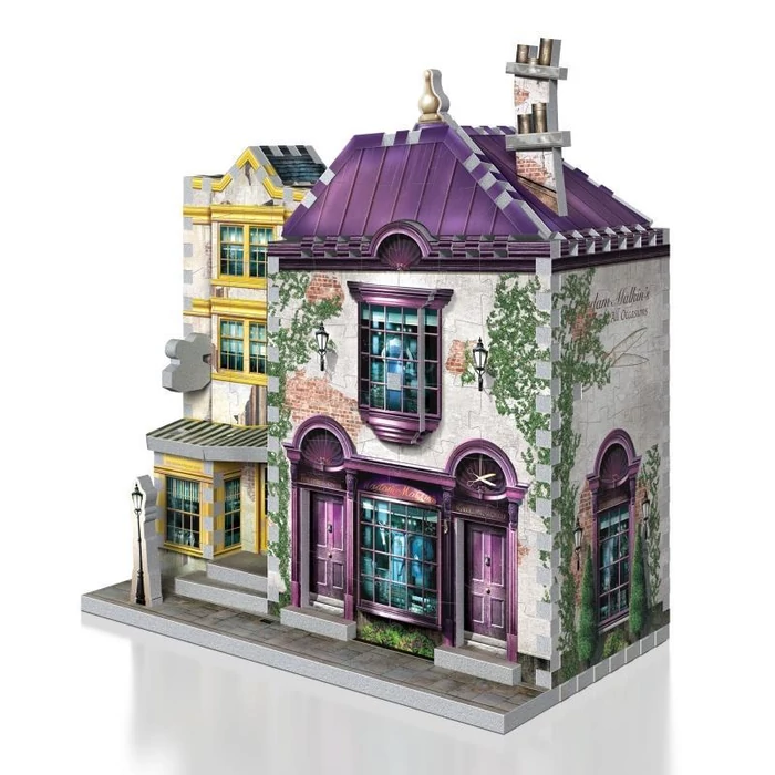 Wrebbit 00510 - Harry Potter - Madam Malkin talárszabászata és fagylaltszalon - 290 db-os 3D puzzle