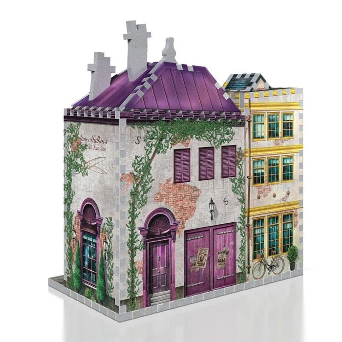 Wrebbit 00510 - Harry Potter - Madam Malkin talárszabászata és fagylaltszalon - 290 db-os 3D puzzle