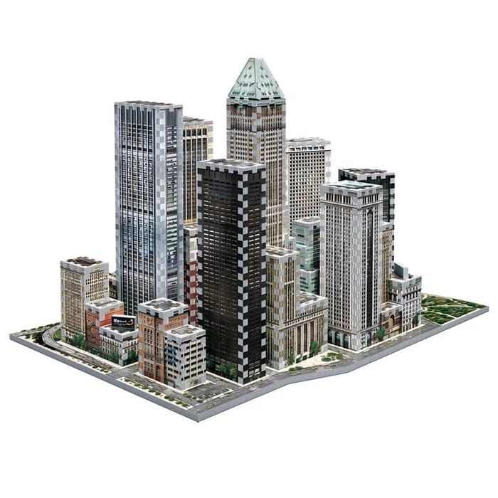 Wrebbit 02013 - New York - Pénzügyi központ - 925 db-os 3D puzzle