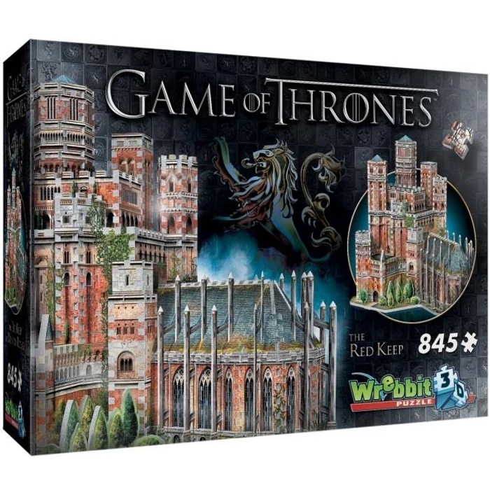 Wrebbit 02017 - Trónok harca - Vörös erőd  - 845 db-os 3D puzzle