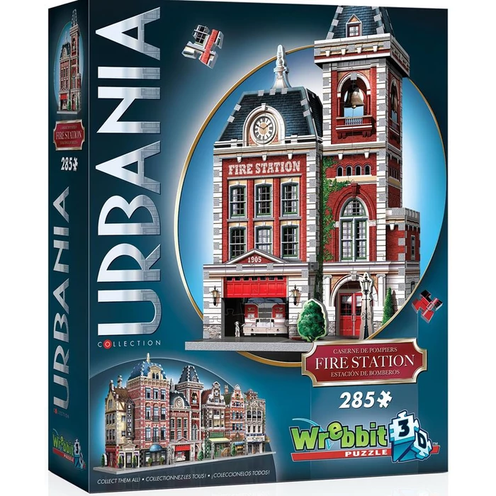 Wrebbit 00505 - Tűzoltóállomás - 285 db-os 3D puzzle