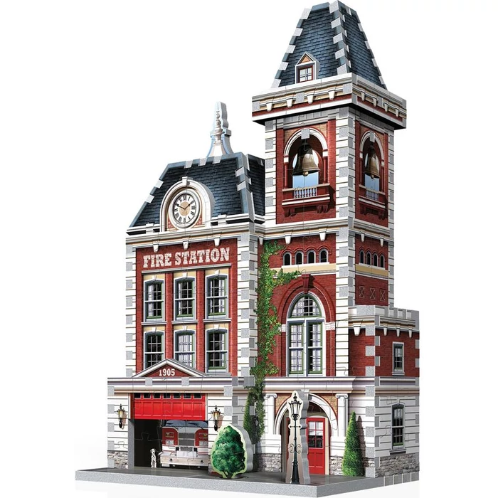 Wrebbit 00505 - Tűzoltóállomás - 285 db-os 3D puzzle