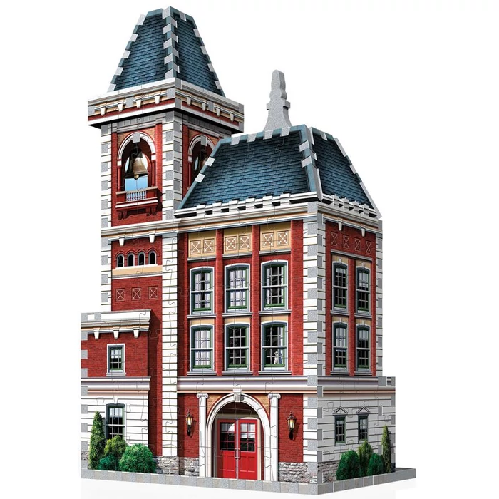 Wrebbit 00505 - Tűzoltóállomás - 285 db-os 3D puzzle