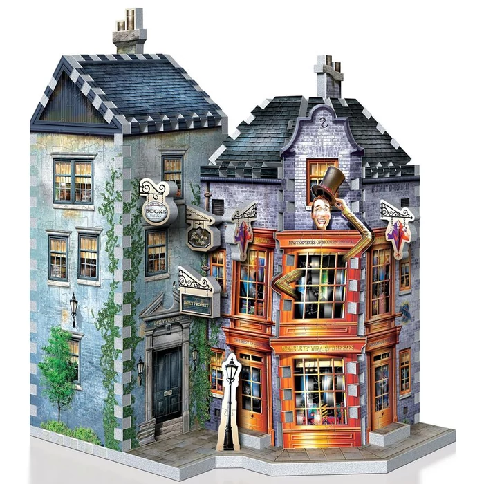 Wrebbit 00511 - Weasley Varázsvicc Bolt és Reggeli Próféta - 285 db-os 3D puzzle
