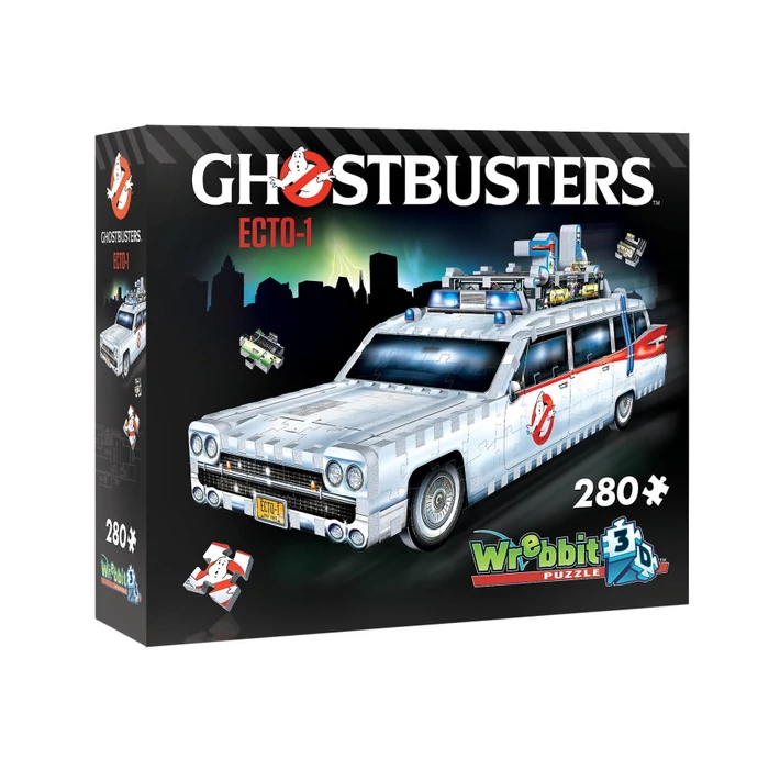 Wrebbit 00513 - Szellemirtók - Ecto 1 autó - 280 db-os 3D puzzle