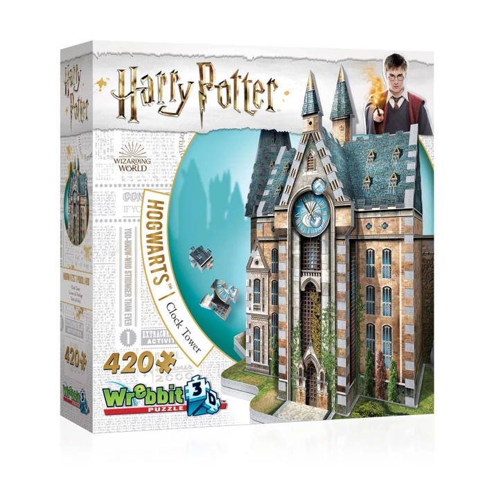 Wrebbit 01013 - Harry Potter - Roxforti óratorony - 420 db-os 3D puzzle
