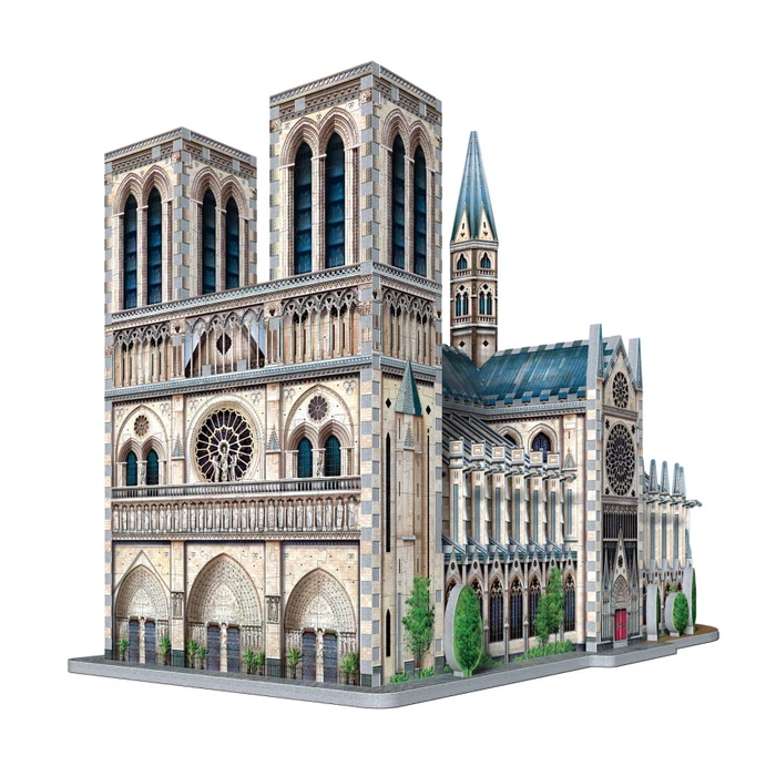 Wrebbit 02020 - Párizsi Notre Dame - 830 db-os 3D puzzle