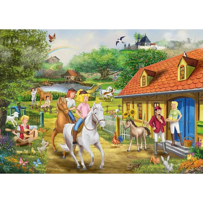 Schmidt - 58425 - Bibi and Tina - Fun at the Martinshof - 1000 db-os puzzle