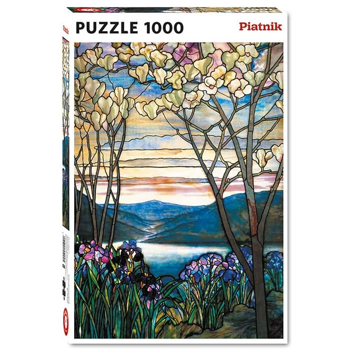Piatnik 552045 -Tiffany - Magnolia és Iris - 1000 db-os puzzle