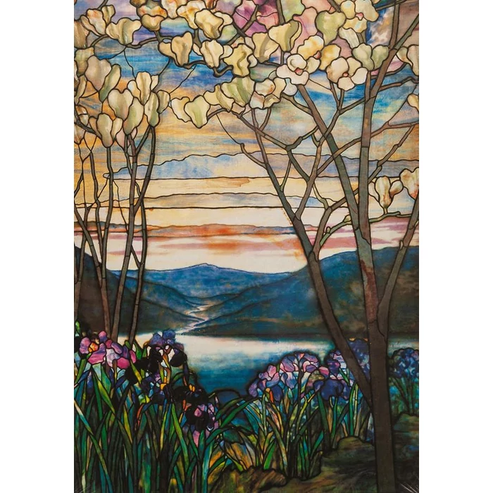 Piatnik 552045 -Tiffany - Magnolia és Iris - 1000 db-os puzzle