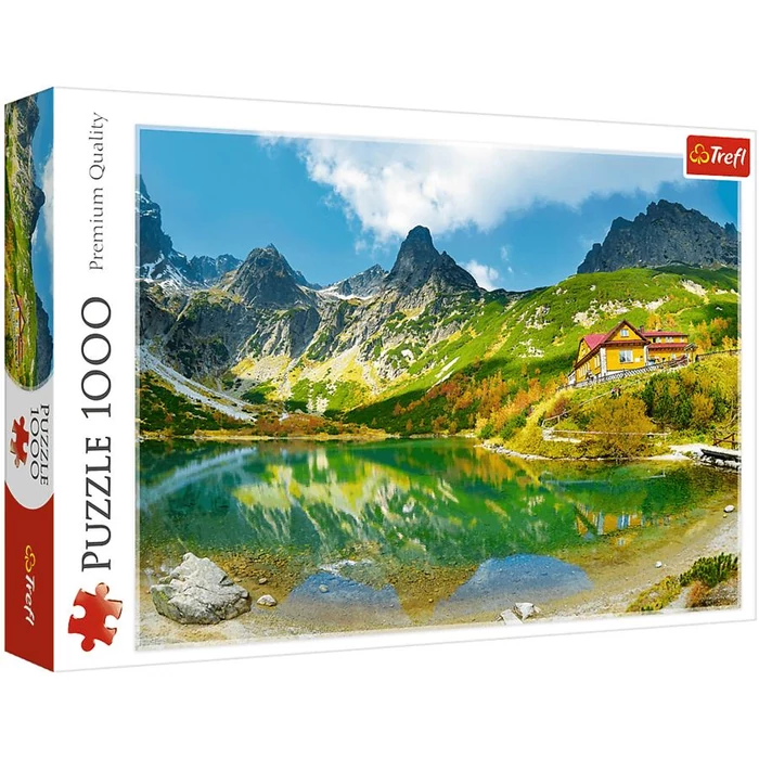 Trefl 10606- Zöld-tavi menedékház - 1000 db-os puzzle